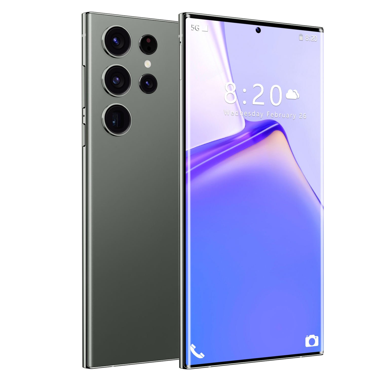 Network Super Endurance Phone 2024 Latest Smart Original S24 Ultra 16GB+1TB Android10 7.3 Inch 4g 5gSmartphone HD Lcd 6.8"
